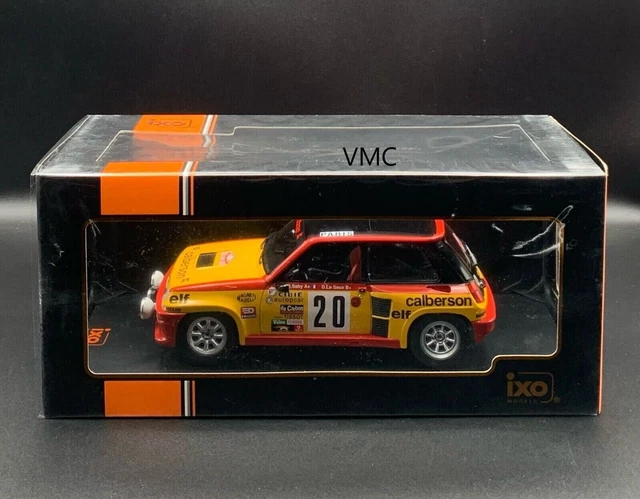RENAULT R5 TURBO Monte Carlo 1981 pilote saby IXO 1/18 18RMC118.22 EUR